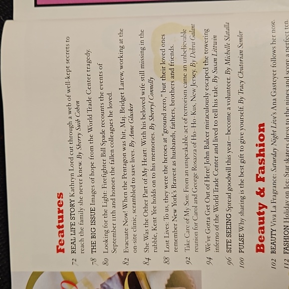 ROSIE MAGAZINE John Travolta December 2001 EUC Holiday crafts decor recipes - Picture 7 of 14